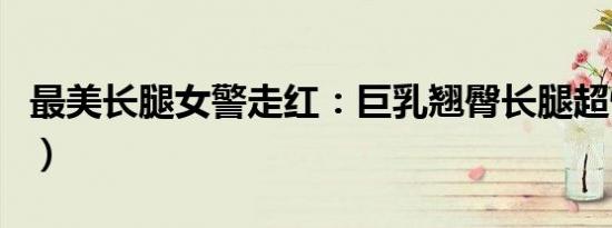 最美长腿女警走红：巨乳翘臀长腿超性感（图）