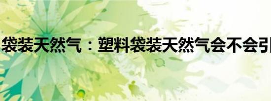 袋装天然气：塑料袋装天然气会不会引发爆炸