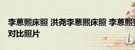 李蒽熙床照 洪尧李蒽熙床照 李蒽熙整容前后对比照片