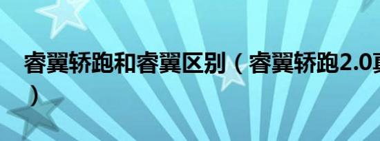 睿翼轿跑和睿翼区别（睿翼轿跑2.0真实油耗）