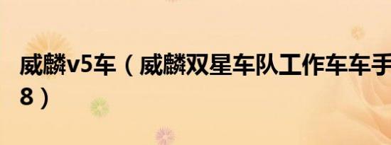 威麟v5车（威麟双星车队工作车车手谈威麟V8）