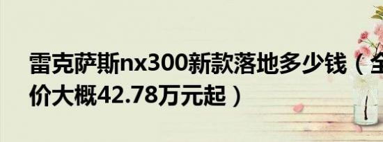 雷克萨斯nx300新款落地多少钱（全款落地价大概42.78万元起）