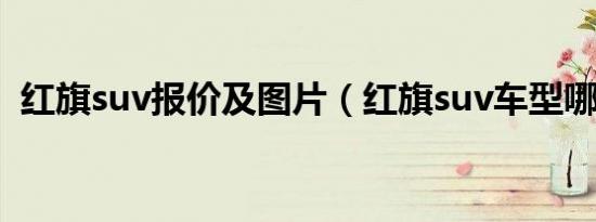 红旗suv报价及图片（红旗suv车型哪款好）