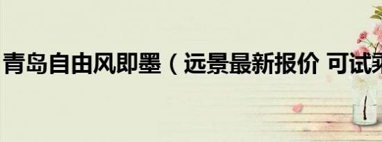 青岛自由风即墨（远景最新报价 可试乘试驾）