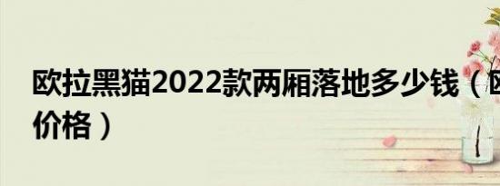 欧拉黑猫2022款两厢落地多少钱（欧拉黑猫价格）