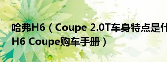 哈弗H6（Coupe 2.0T车身特点是什么 哈弗H6 Coupe购车手册）