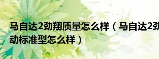 马自达2劲翔质量怎么样（马自达2劲翔1.3自动标准型怎么样）