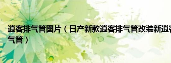 逍客排气管图片（日产新款逍客排气管改装新逍客改装双排气管）