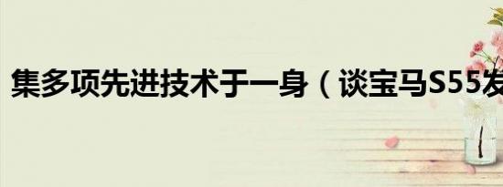 集多项先进技术于一身（谈宝马S55发动机）