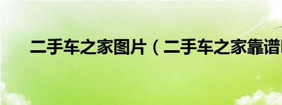 二手车之家图片（二手车之家靠谱吗）