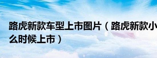 路虎新款车型上市图片（路虎新款小型suv什么时候上市）