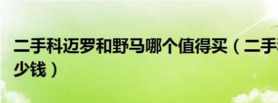 二手科迈罗和野马哪个值得买（二手科迈罗多少钱）