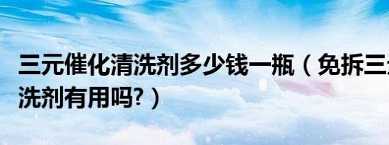 三元催化清洗剂多少钱一瓶（免拆三元催化清洗剂有用吗?）