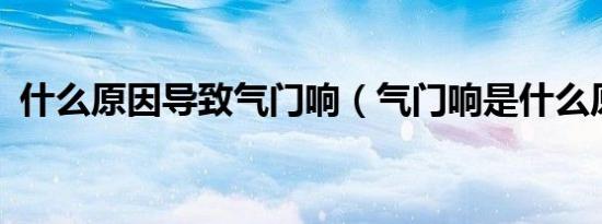 什么原因导致气门响（气门响是什么原因?）