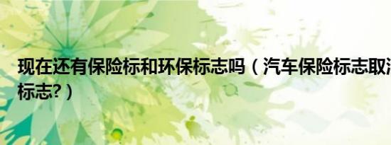 现在还有保险标和环保标志吗（汽车保险标志取消了吗环保标志?）