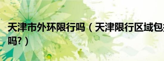 天津市外环限行吗（天津限行区域包括外环线吗?）