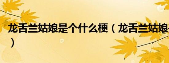 龙舌兰姑娘是个什么梗（龙舌兰姑娘是什么梗）
