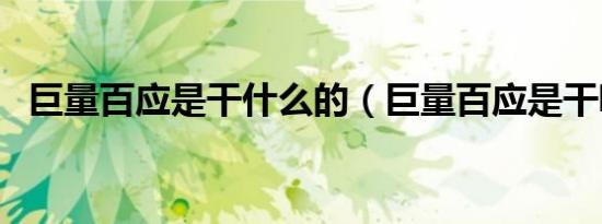 巨量百应是干什么的（巨量百应是干嘛的）