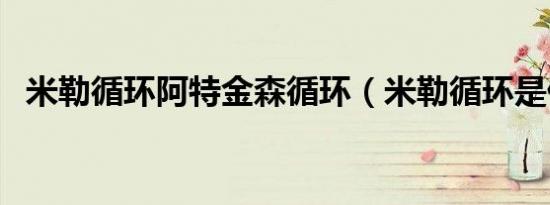 米勒循环阿特金森循环（米勒循环是什么）
