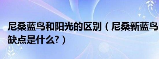 尼桑蓝鸟和阳光的区别（尼桑新蓝鸟的优点和缺点是什么?）