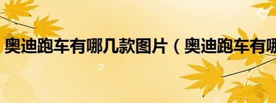 奥迪跑车有哪几款图片（奥迪跑车有哪几款）