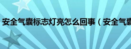 安全气囊标志灯亮怎么回事（安全气囊标志）