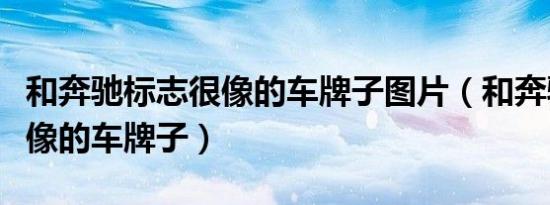 和奔驰标志很像的车牌子图片（和奔驰标志很像的车牌子）