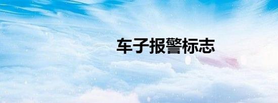 车子报警标志