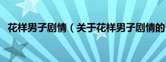 花样男子剧情（关于花样男子剧情的介绍）