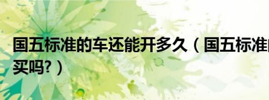 国五标准的车还能开多久（国五标准的车还能买吗?）