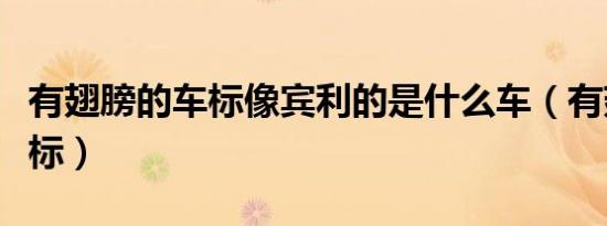 有翅膀的车标像宾利的是什么车（有翅膀的车标）
