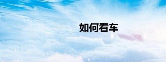 如何看车