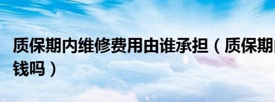 质保期内维修费用由谁承担（质保期内维修要钱吗）