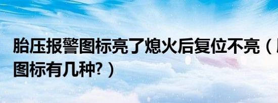 胎压报警图标亮了熄火后复位不亮（胎压报警图标有几种?）