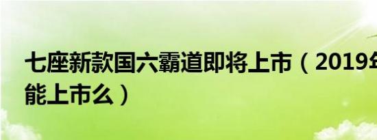 七座新款国六霸道即将上市（2019年国六车能上市么）
