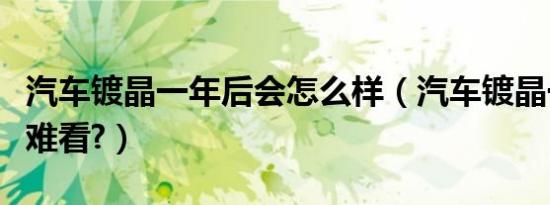 汽车镀晶一年后会怎么样（汽车镀晶一年后更难看?）