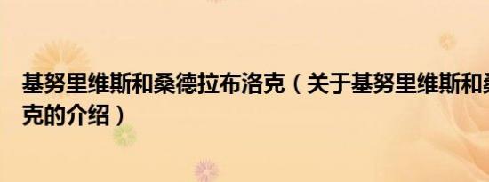 基努里维斯和桑德拉布洛克（关于基努里维斯和桑德拉布洛克的介绍）