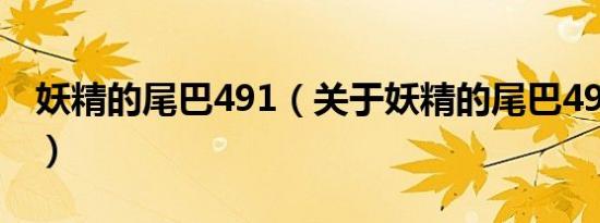 妖精的尾巴491（关于妖精的尾巴491的介绍）