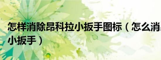 怎样消除昂科拉小扳手图标（怎么消昂克赛拉小扳手）