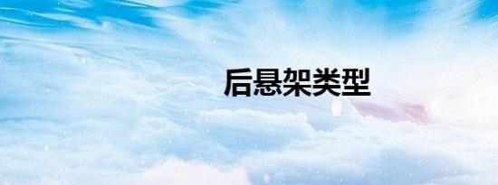 后悬架类型