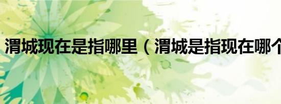 渭城现在是指哪里（渭城是指现在哪个城市）
