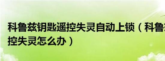 科鲁兹钥匙遥控失灵自动上锁（科鲁兹钥匙遥控失灵怎么办）