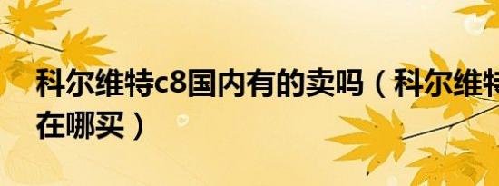 科尔维特c8国内有的卖吗（科尔维特c8国内在哪买）