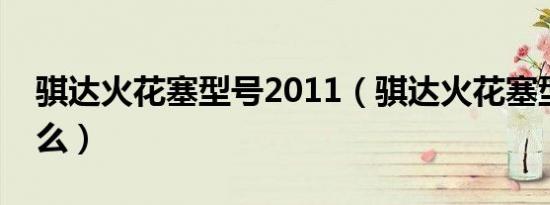骐达火花塞型号2011（骐达火花塞型号是什么）