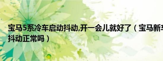 宝马5系冷车启动抖动,开一会儿就好了（宝马新车冷车启动抖动正常吗）