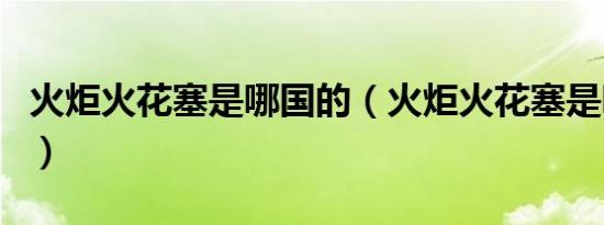 火炬火花塞是哪国的（火炬火花塞是哪里产的）