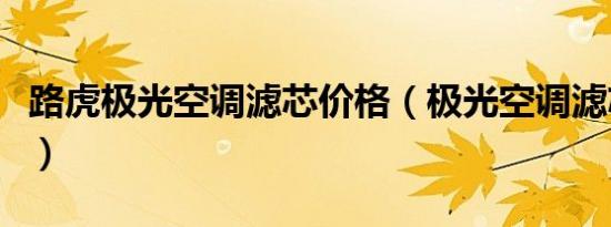 路虎极光空调滤芯价格（极光空调滤芯多久换）