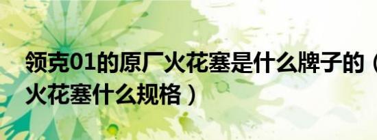 领克01的原厂火花塞是什么牌子的（领克01火花塞什么规格）