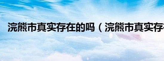 浣熊市真实存在的吗（浣熊市真实存在吗）